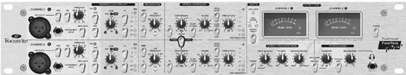 FOCUSRITE Platinum TwinTrack Pro - WICHTIGE SICHERHEITSINFORMATIONEN - 1