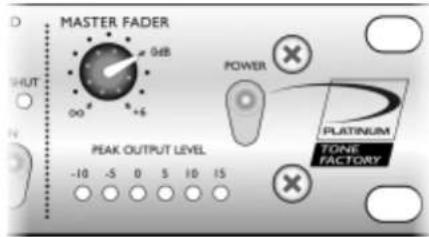 FOCUSRITE Platinum Tone Factory - Utilisation du Master Fader - 1