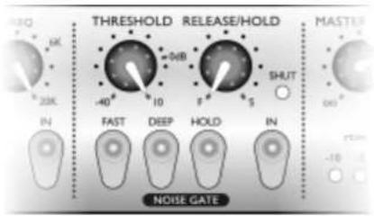 FOCUSRITE Platinum Tone Factory - Utilisation du noise gate - 1