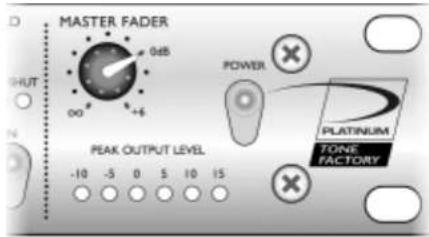 FOCUSRITE Platinum Tone Factory - Uso del Master Fader - 1