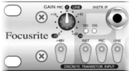 FOCUSRITE Platinum Tone Factory - Der Discrete Transistor Input - 1