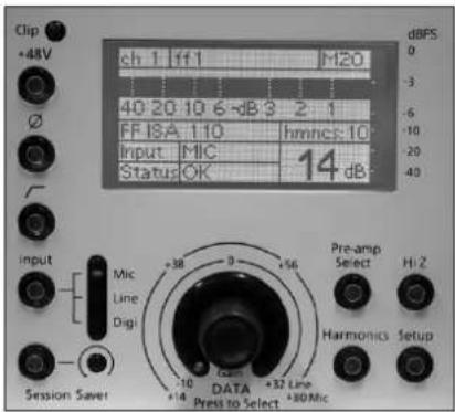 FOCUSRITE Liquid 4Pre - Sélection d'entrée (Input) - 1