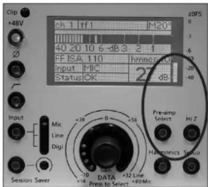 FOCUSRITE Liquid 4Pre - Mesure de niveau d'entrée - 1