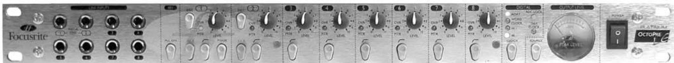 FOCUSRITE Platinum OctoPre LE Optional CODEC - INTRODUCTION - 1