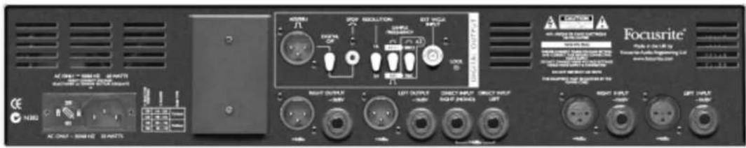 FOCUSRITE Platinum MixMaster - BAJO NINGUNA CIRCUNSTANCIA DEBE DESCONECTARSE LA TOMA DE TIERRA DEL CABLE - 1