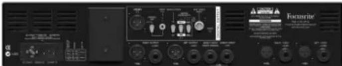 FOCUSRITE Platinum MixMaster - Pannello Posteriore - 1