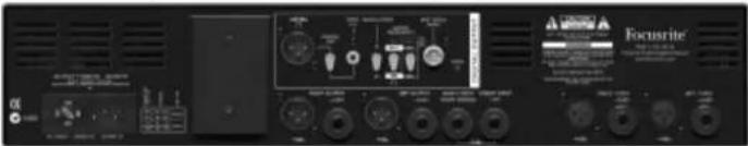 FOCUSRITE Platinum MixMaster - Anschlüsse und Schalter auf der Rückseite - 1