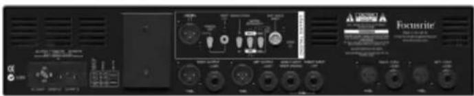 FOCUSRITE Platinum MixMaster - CONNEXIONS ET RÉGLAGES EN FACE ARRIÈRE - 1