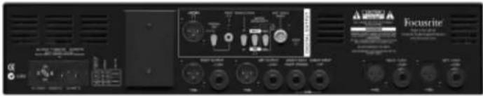 FOCUSRITE Platinum MixMaster - REAR PANEL CONNECTIONS AND SWITCHES - 1