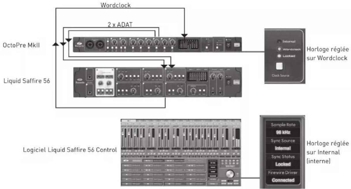 FOCUSRITE OctoPre MKII - Exemples de configuration - 3