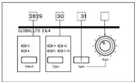 NOVATION Summit - LFO 3 & 4 GLOBAUX : - 1