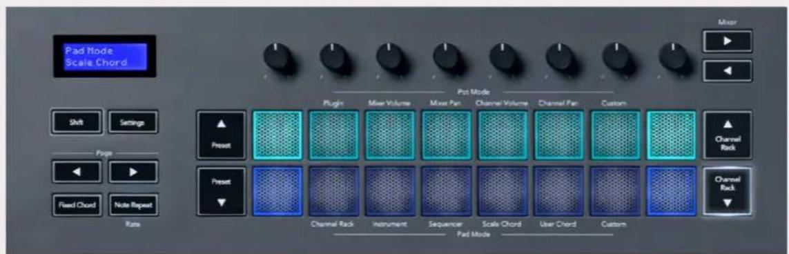 NOVATION FLkey 37 - Le mode Scale Chord - 1