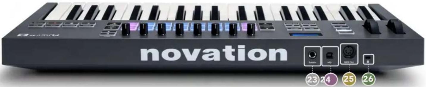 NOVATION FLkey 37 - Présentation du matériel - 3