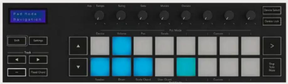 NOVATION Launchkey 88 MK3 - Le mode de navigation - (la touche [...] - 1