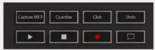 NOVATION Launchkey 88 MK3 - Les fonctions de transport - 1