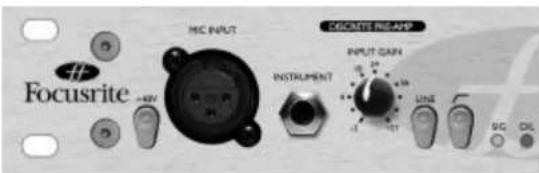 FOCUSRITE Platinum TrakMaster - DISCRETE TRANSISTOR INPUT STAGE - 1