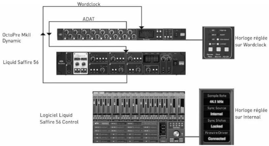 FOCUSRITE OctoPre MKII Dynamic - Exemples de configuration - 2