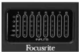 FOCUSRITE OctoPre MKII Dynamic - LED Metering - 1