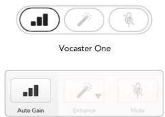 FOCUSRITE Vocaster One Studio - Utiliser le gain automatique - 1
