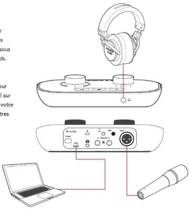 FOCUSRITE Vocaster One Studio - Enregistrer avec un microphone - 1