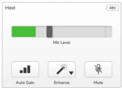 FOCUSRITE Vocaster One Studio - Contrôler le microphone - 1