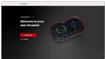FOCUSRITE Vocaster One Studio - Double-cliquez sur l'icône Click Here to Get - 1