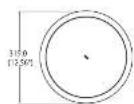 TANNOY CMS 603DC PI - CMS Series Model Dimensions - 10