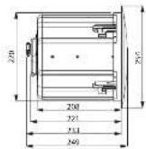 TANNOY CVS 801S LZ - Dimensions (mm) - 3