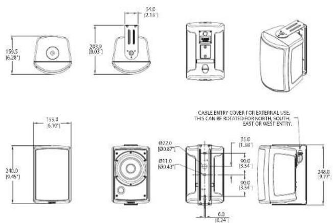 TANNOY AMS 5ICT LS - Suporte VariBall multi-ângulo opcional - 12