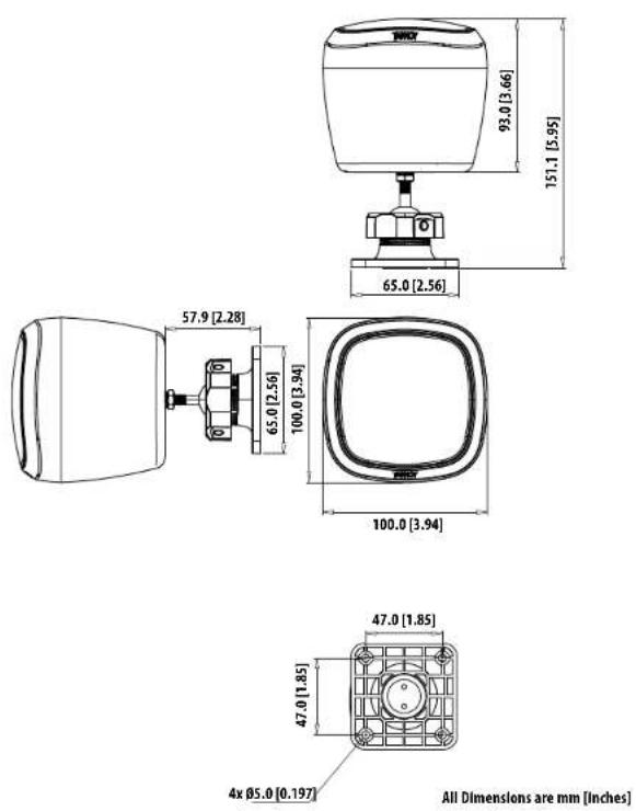TANNOY SAT 3 - Dimensions - 1