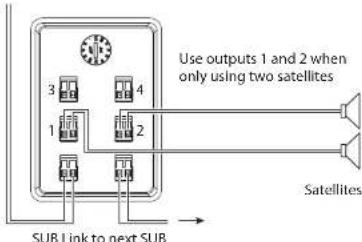 TANNOY SAT 3 - Typische Anschlussdiagramme - 2