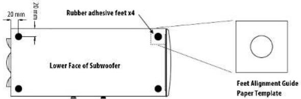 TANNOY SAT 3 - Instalação de piso SAT SUB - 1