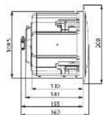 TANNOY CVS 301 - Dimensions (mm) - 1