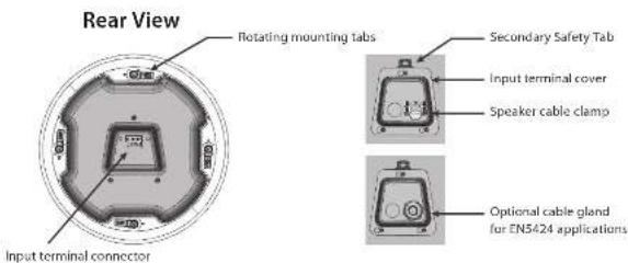 TANNOY CVS 301 - Product Feature Identification (CVS-601 shown) - 3