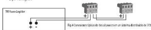 TANNOY CVS 301 - Cableado y configuración - 4