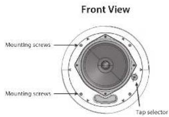 TANNOY CVS 301 - Product Feature Identification (CVS-601 shown) - 2