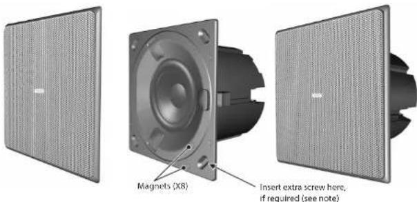 TANNOY QCI 8DC - Connexions des terminaux - 5