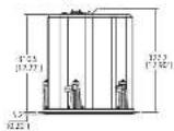 TANNOY CMS 603DC BM - CMS Series Model Dimensions - 1