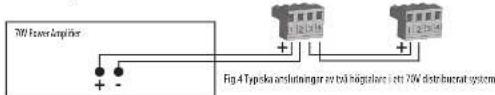 TANNOY CVS 401 - Kabeldragning och installation - 4