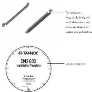 TANNOY CMS 803DC BM - Accesorios - 3