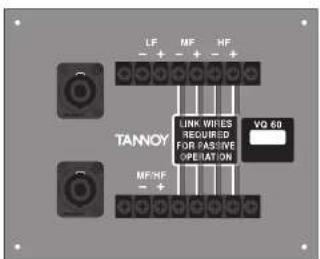 TANNOY VQ 60 - Connectors/Cabling - 1