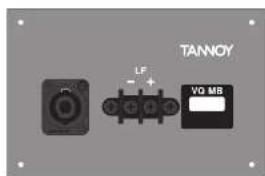 TANNOY VQ 64DF - Panneaux de connecteurs d'entrée - 3