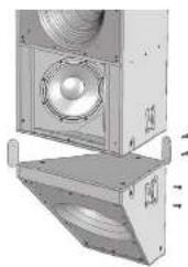 TANNOY VQ 64DF - Volare un singolo armadio VQ utilizzando golfari - 8