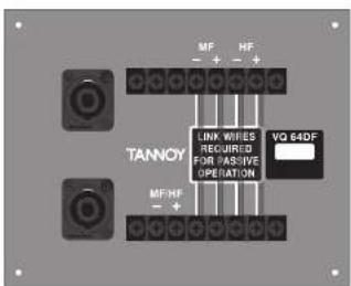 TANNOY VQ 64DF - Connectors/Cabling - 2