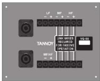 TANNOY VQ 85DF - Pannelli connettori di ingresso - 1
