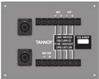 TANNOY VQ 85DF - Connectors/Cabling - 2