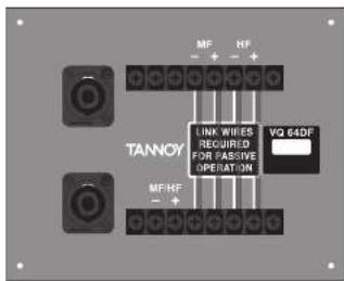 TANNOY VQ 85DF - Conectores/cableado - 2
