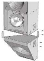 TANNOY VQ 85DF - Vliegen met een enkele VQ-kast met behulp van oogbouten - 9