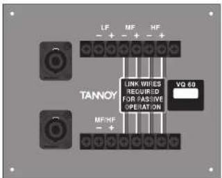 TANNOY VQ 85DF - Connectors/Cabling - 1