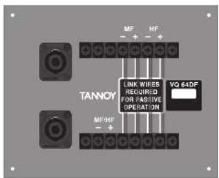 TANNOY VQ 85DF - Pannelli connettori di ingresso - 2